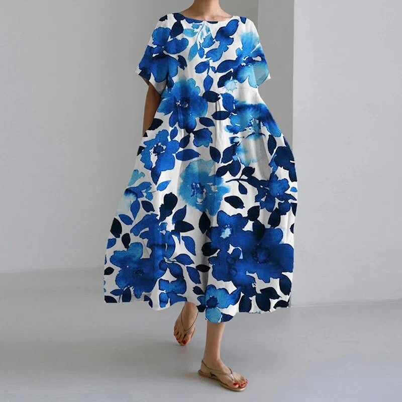 Daisy | Retro Big Swing Loose Maxi Dress