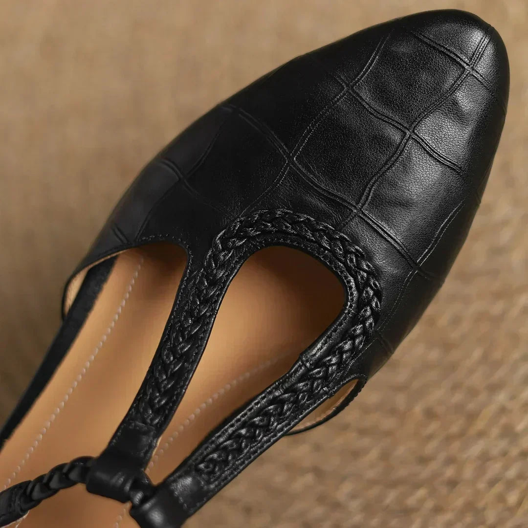 Eliana™ Elegant Leather Sandal
