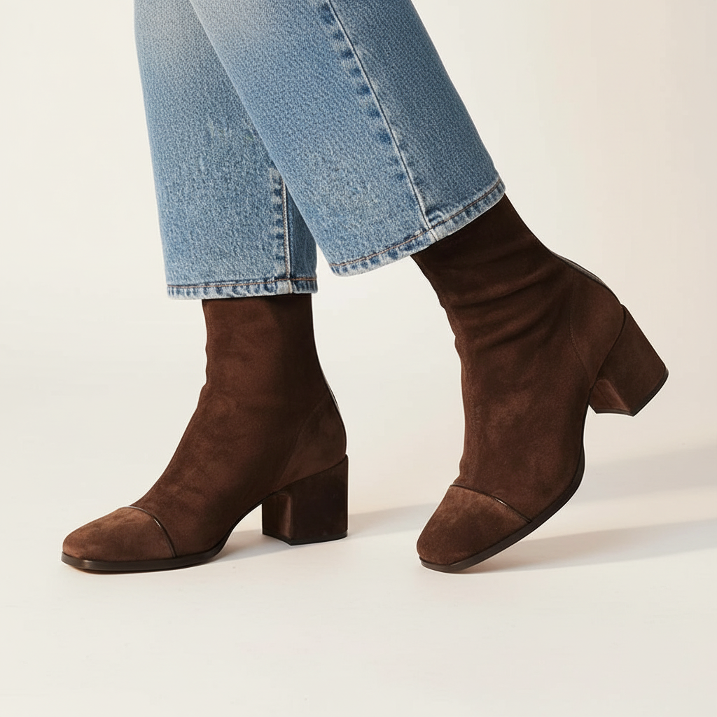 Lily | Elegant Suede Ankle Boots