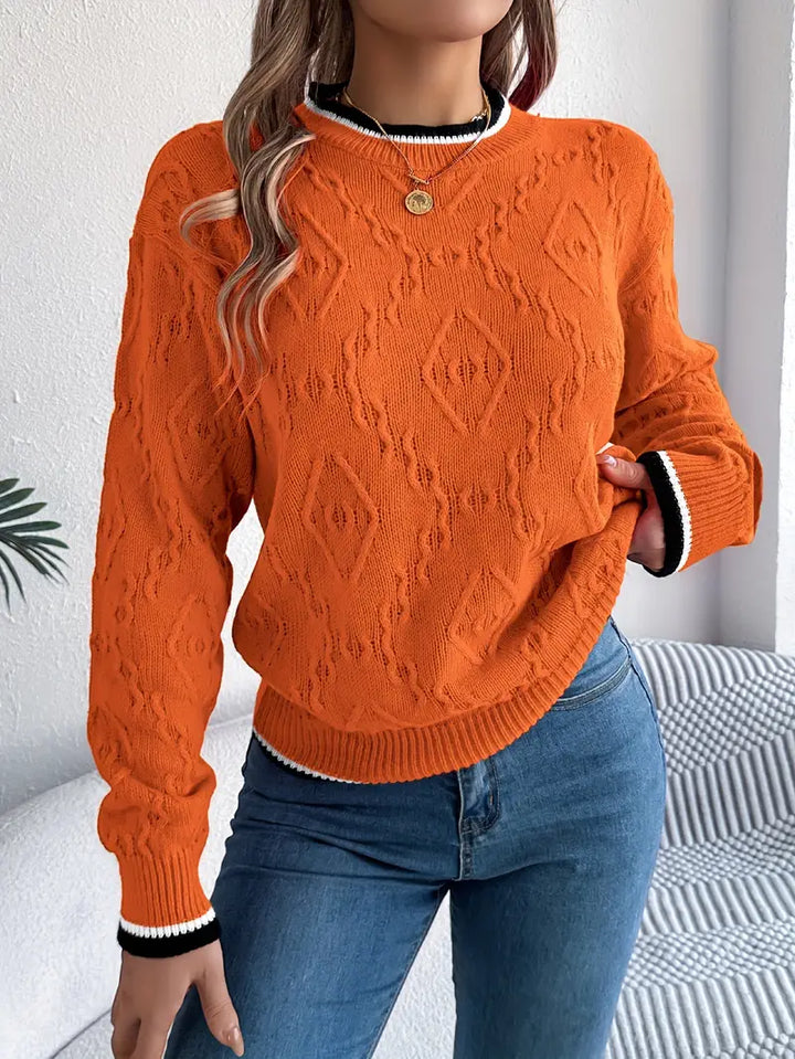 Verity - Elegant Striped Sweater