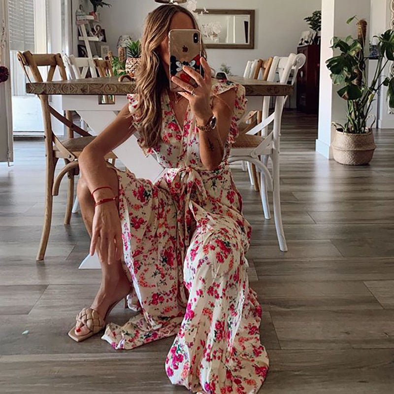 Dahlia | Floral Maxi Dress