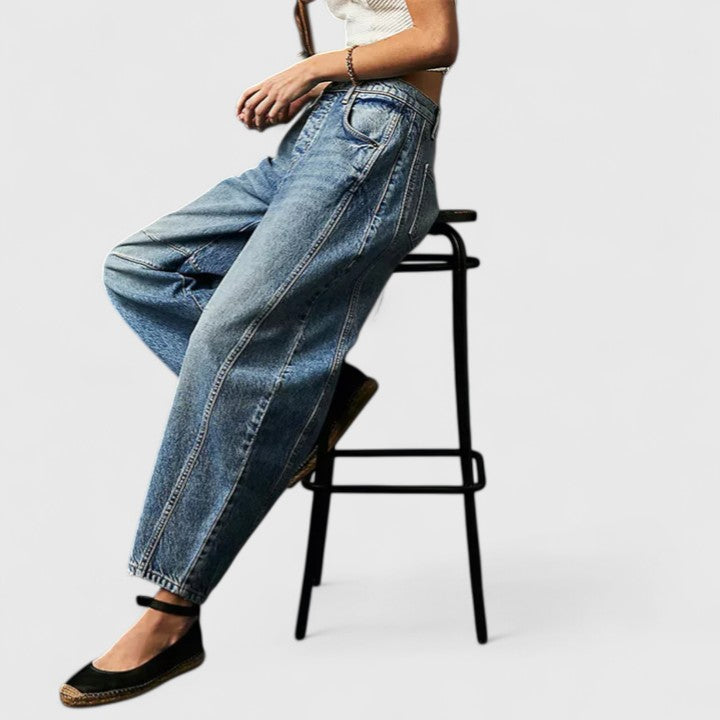 Rain Comfortable Wide-Leg Pants