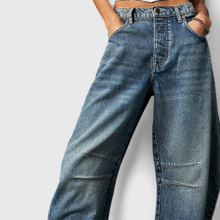Rain Comfortable Wide-Leg Pants