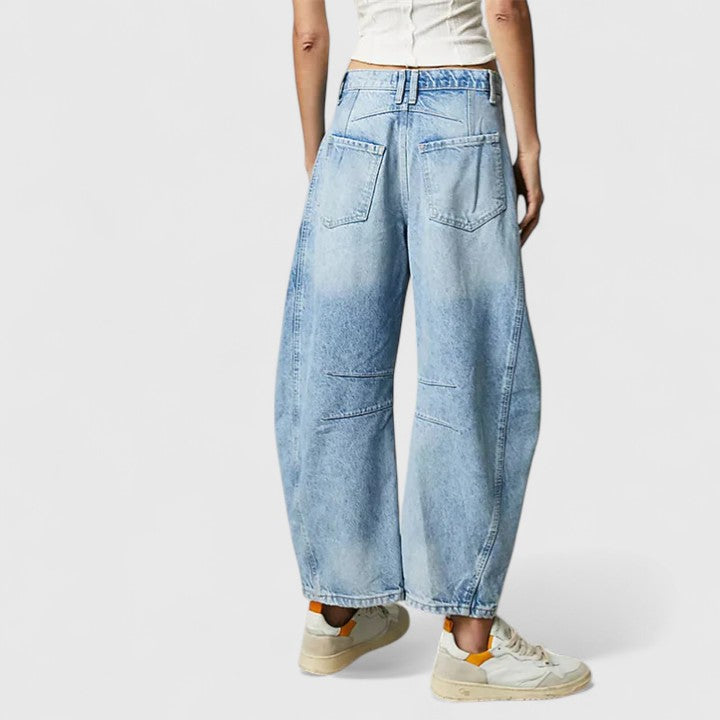 Rain Comfortable Wide-Leg Pants