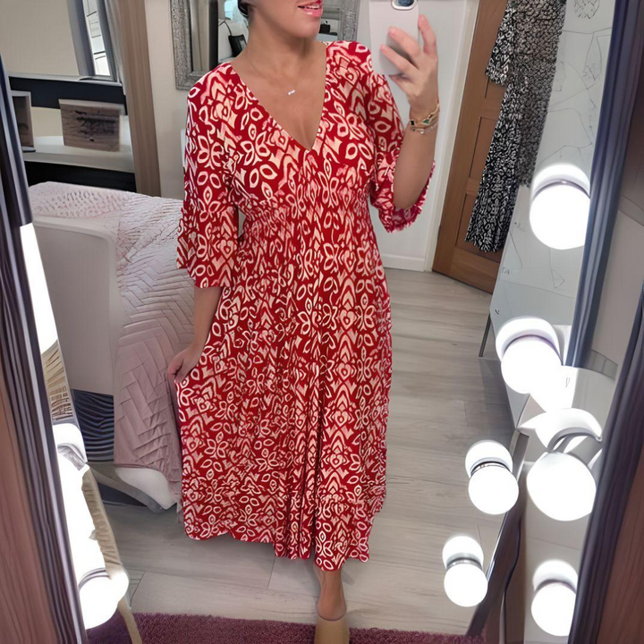 Malina | Summer Long Sleeve Beach Dress