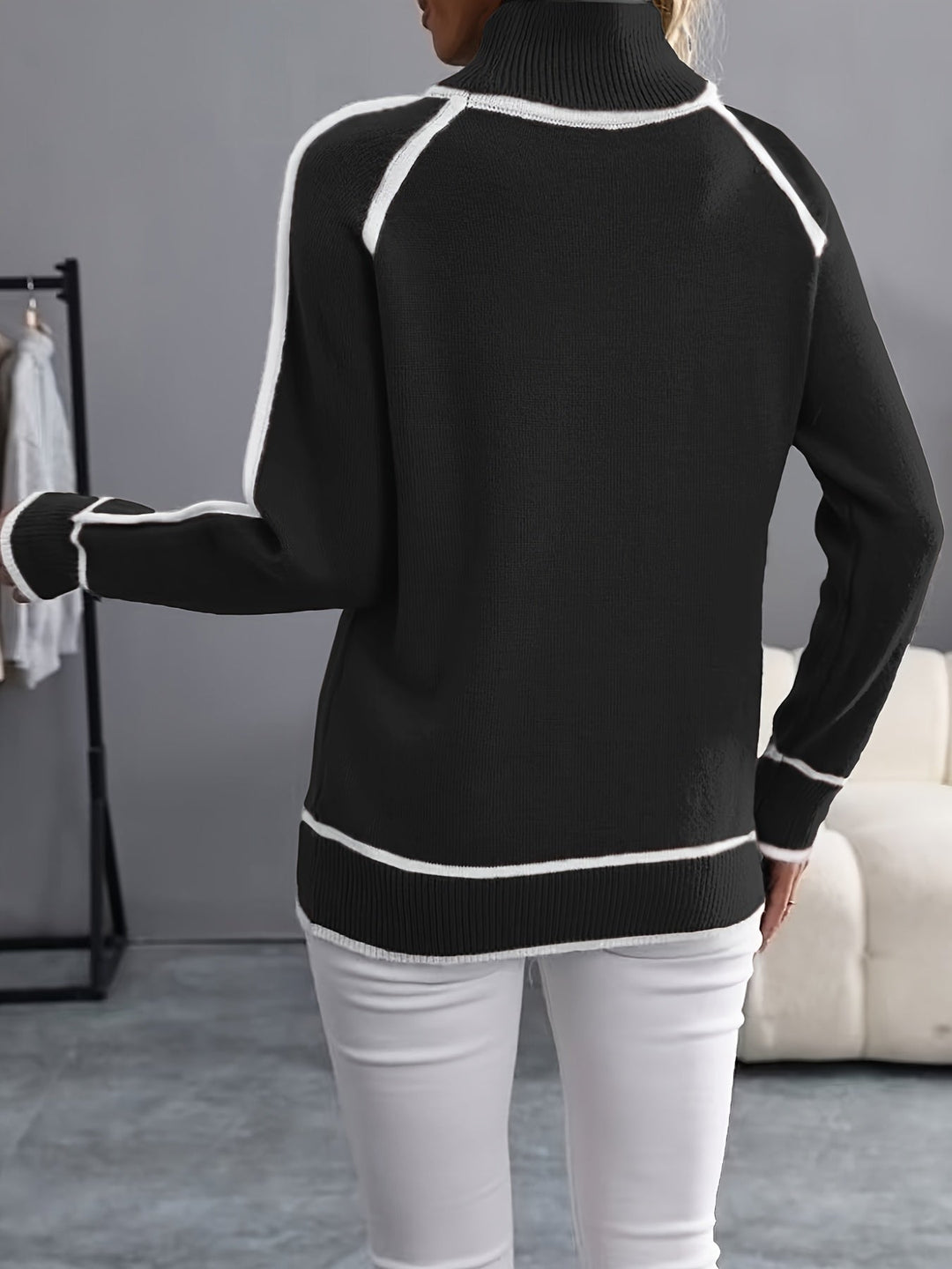 Janice - High Neck Jumper