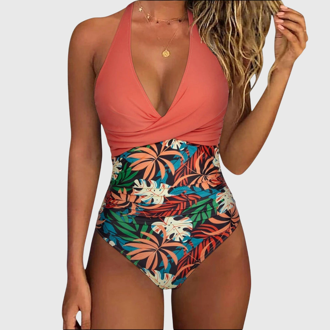 Florence Elegant Swimsuit for Women with V-Neck