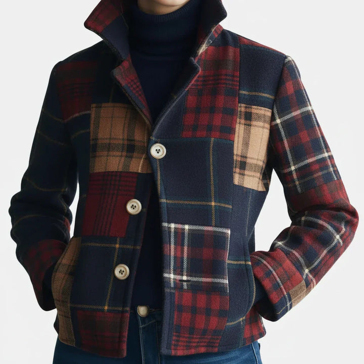 Maura | Vintage Check Warm Jacket, a Timeless Style