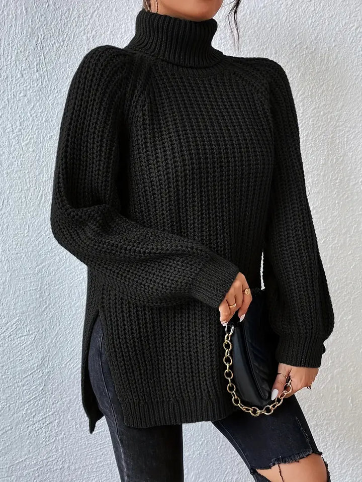 Lavender - Couture Roll Neck Jumper