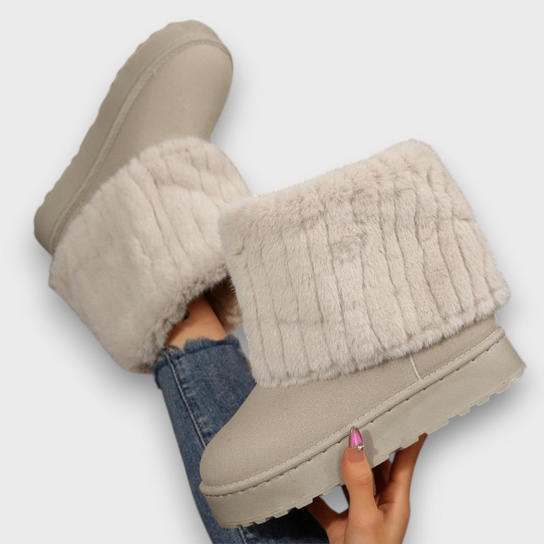 Willora – Fluffy faux-fur winter snow boots