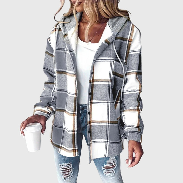 Martina Women's Mesh Button Placket Jacket