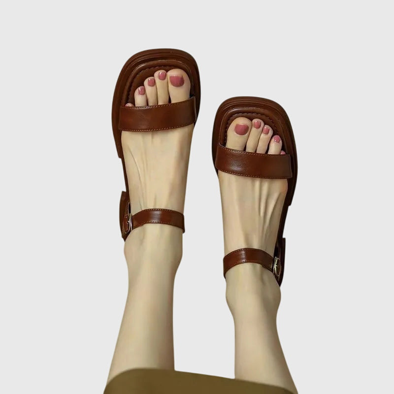 Celestia Orthopedic Leather Sandals