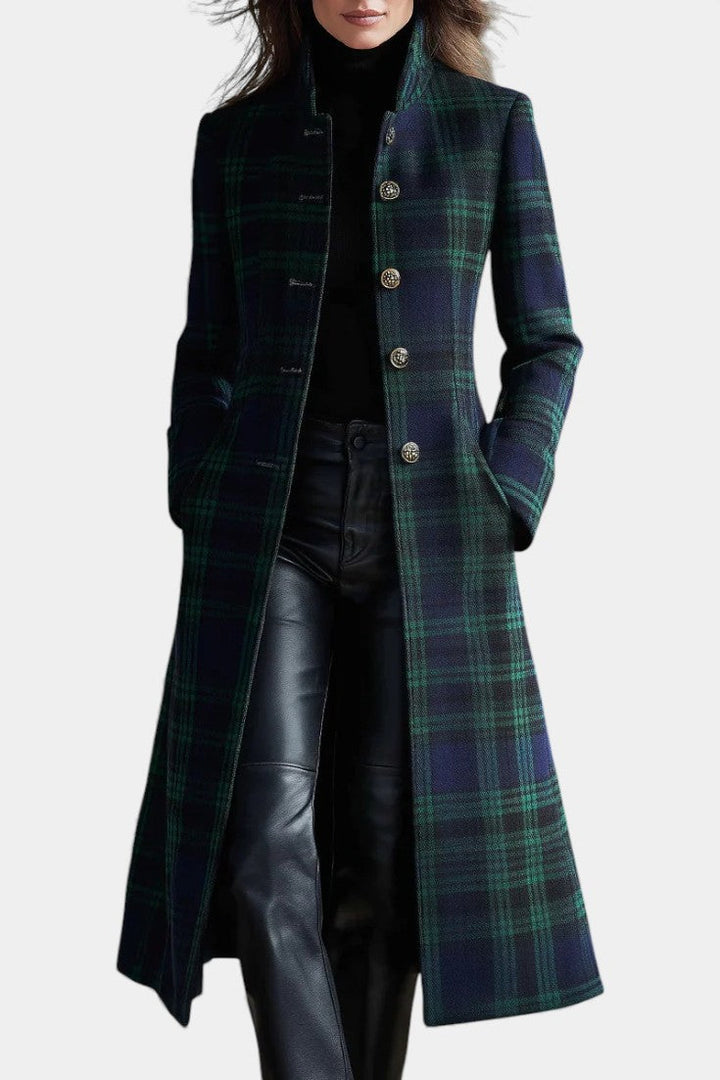 Milton | Bicolour Check Midi Coat