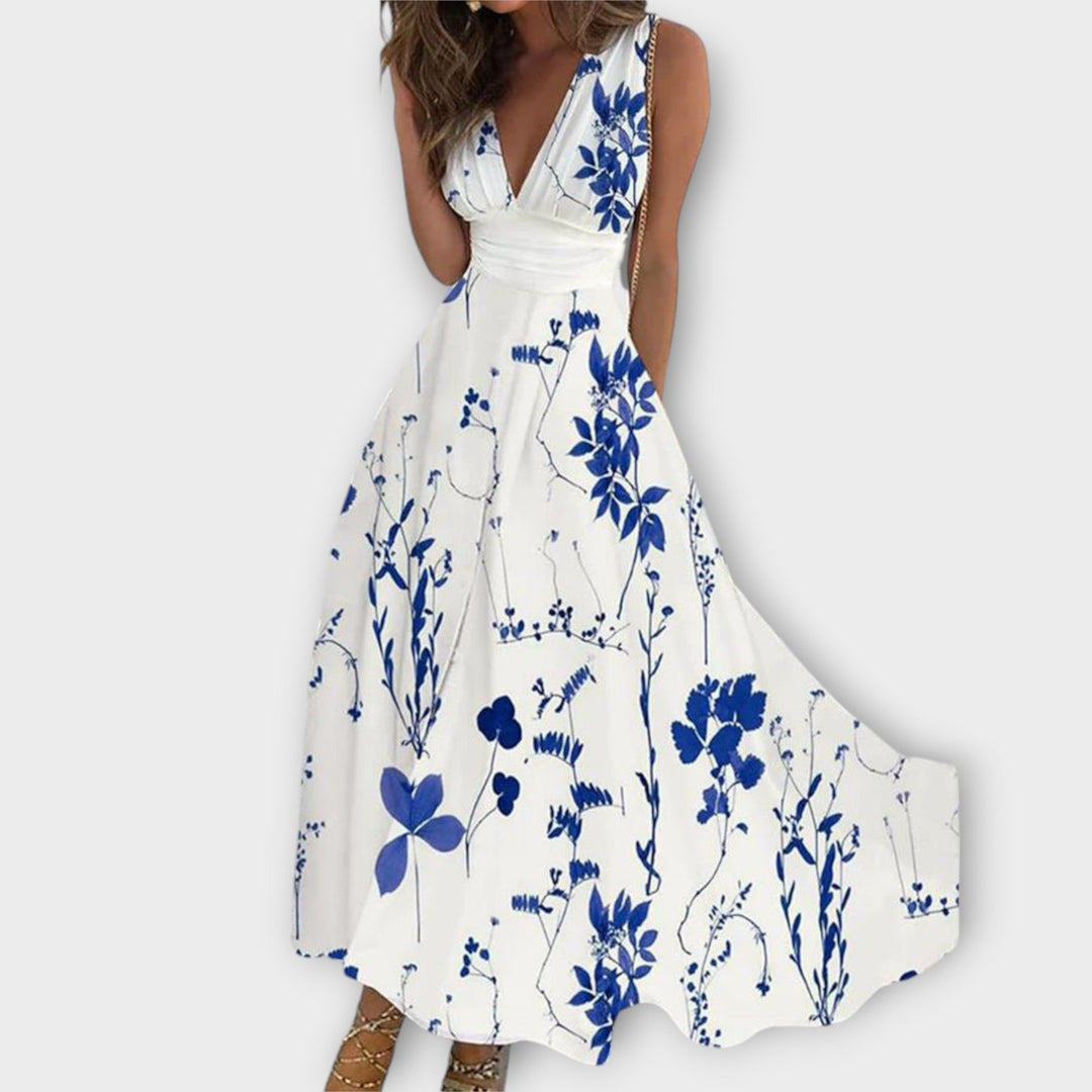 Romy | Floral V-Neck Dress