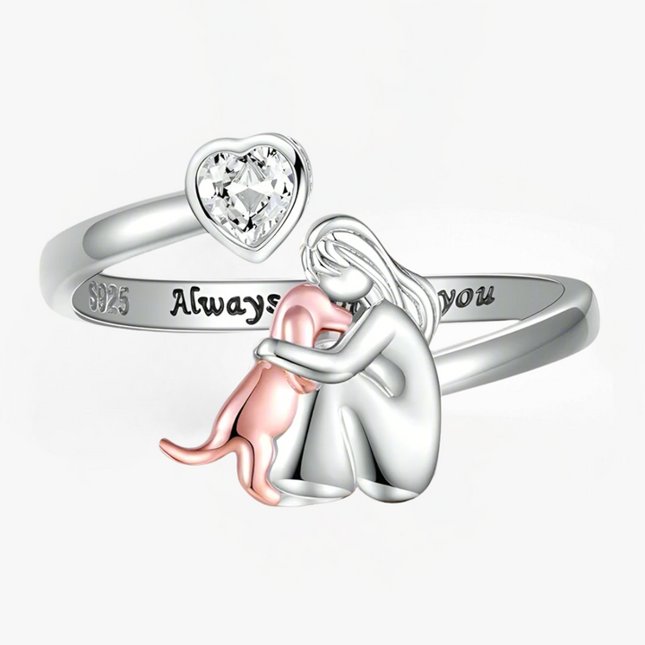 Anne™ - Dog Icon Ring (Pink)