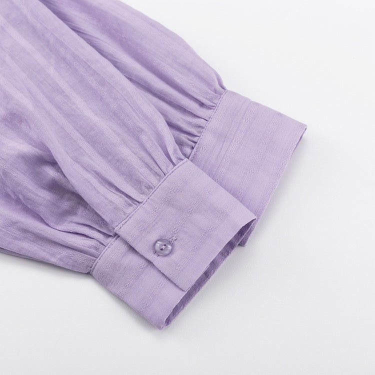 Lioren | Striped Button-Up Two-Piece Set