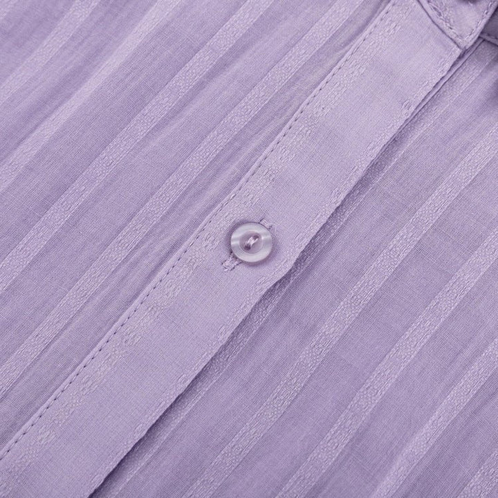 Lioren | Striped Button-Up Two-Piece Set