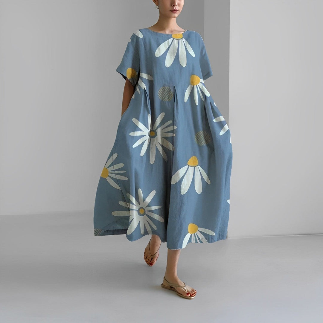Daisy | Retro Big Swing Loose Maxi Dress